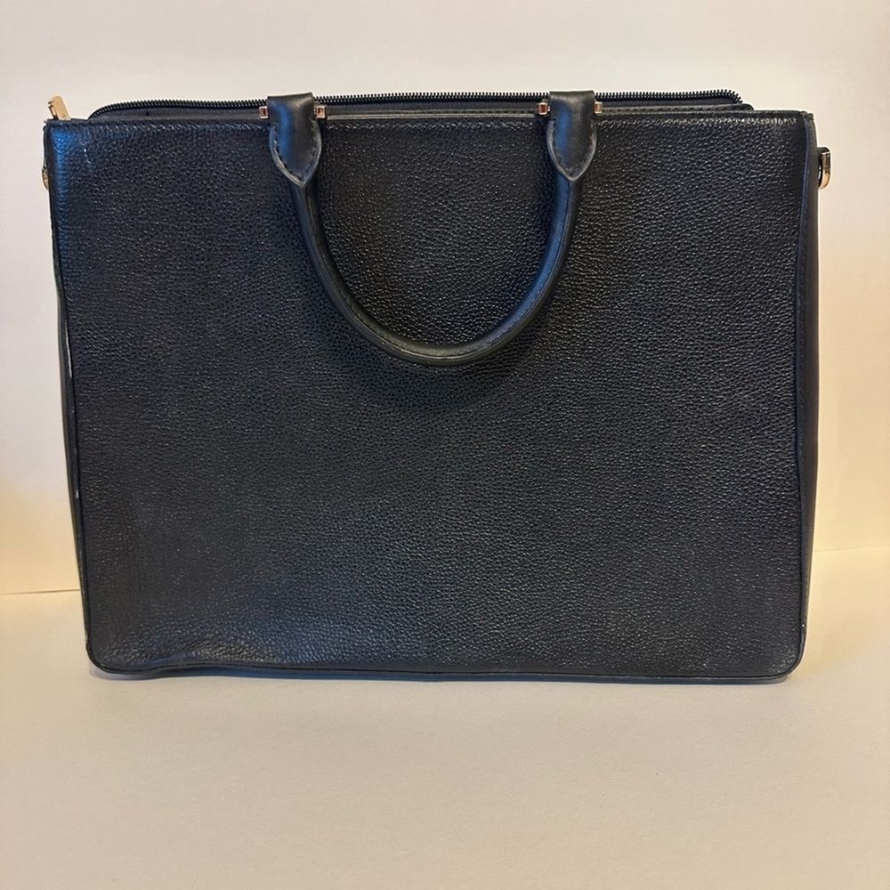 Michael Kors Black Leather Tote Bag - see photos - Picture 6 of 12